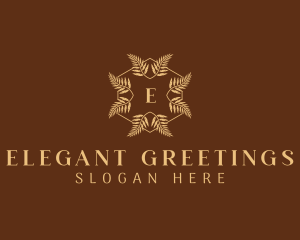 Elegant Garden Event logo design