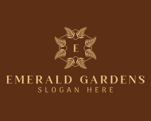 Elegant Garden Event logo design