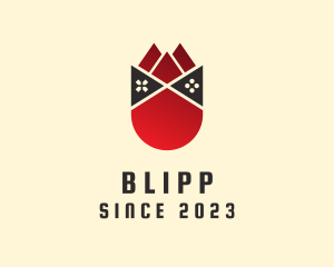 Esport - Tulip Game Controller logo design