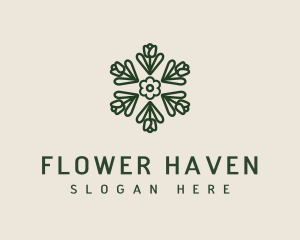 Decorative Tulip Flower logo design