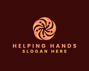Hand Volunteer Foundation logo design