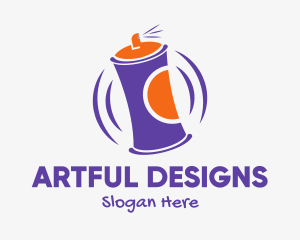 Graffiti Art Spray Paint logo design