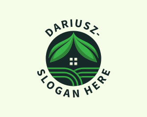 House Horticulture Gardening Logo