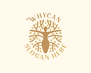 Ecology - Tree Woman Organic logo design