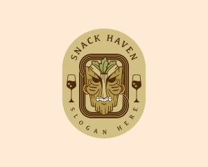 Resort Tiki Bar logo design