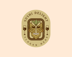 Resort Tiki Bar logo design