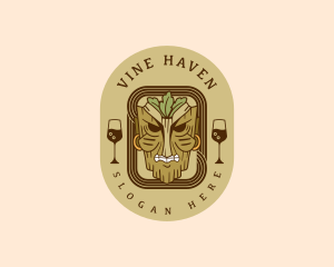 Resort Tiki Bar logo design