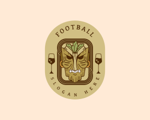 Vacation - Resort Tiki Bar logo design