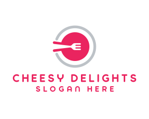 Restaurant Plate Dish logo design