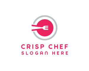 Restaurant Plate Dish logo design