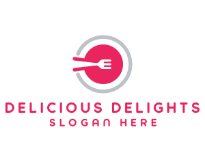 Restaurant Plate Dish logo design