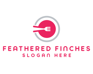 Restaurant Plate Dish logo design