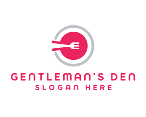 Restaurant Plate Dish logo design