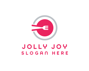 Restaurant Plate Dish logo design