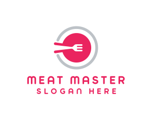 Restaurant Plate Dish logo design