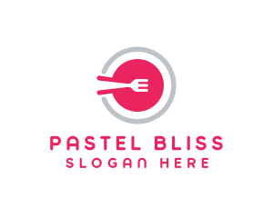 Restaurant Plate Dish logo design