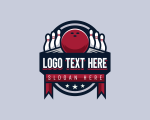 League - Sports Bowling Team logo design
