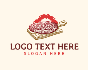 Beef - Steak Beef Restaurant logo design