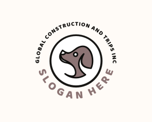 Stroke - Pet Dog  Care logo design