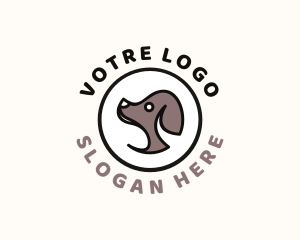 Domesticated Animal - Pet Dog  Care logo design