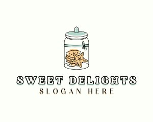 Sweet Cookies Jar logo design