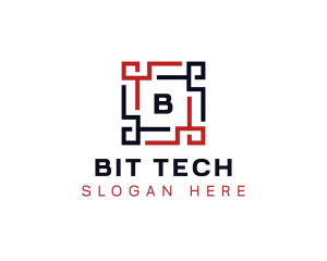 Frame Square Tech logo design