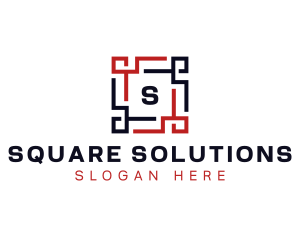 Square - Frame Square Tech logo design