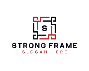 Frame Square Tech logo design