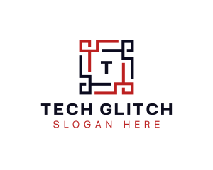 Frame Square Tech logo design