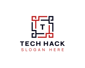 Frame Square Tech logo design