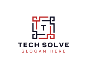 Frame Square Tech logo design