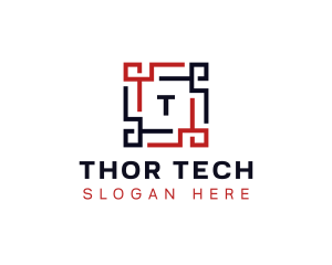 Frame Square Tech logo design