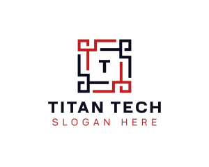 Frame Square Tech logo design