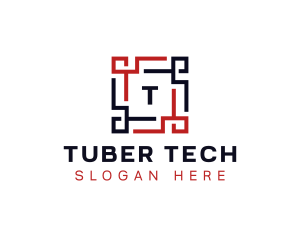 Frame Square Tech logo design