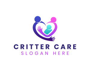 Parenting Heart Care logo design