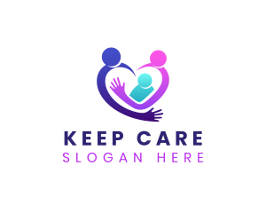 Parenting Heart Care logo design