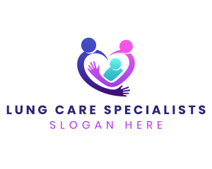 Parenting Heart Care logo design