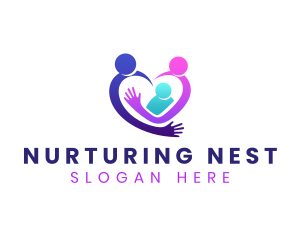 Parent - Parenting Heart Care logo design