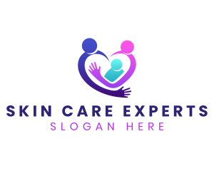 Parenting Heart Care logo design