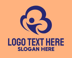 Internet - Human Cloud logo design