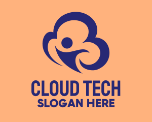 Cloud - Human Cloud logo design