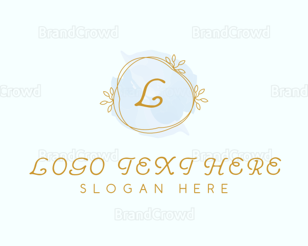 Watercolor Wreath Fragrance Logo