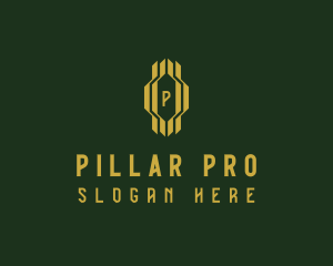 Pillar Notary Law Firm logo design