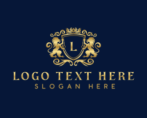 Luxury - Premium Crown Lion logo design