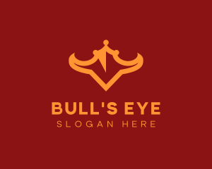 Royal Bull Horns logo design