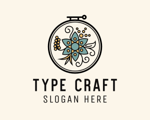 Ornament Flower Crafts logo design