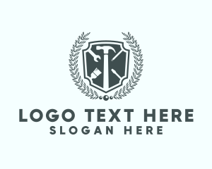 Diy - Hammer Tool Renovation logo design