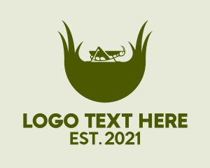 Lawn Care - Green Grasshopper Lawn Care logo design
