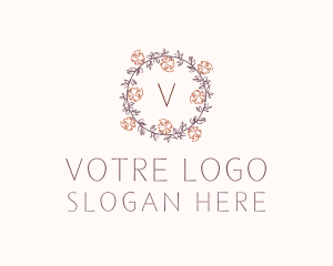 Decorative Floral Gardening Logo