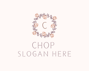 Decorative Floral Gardening Logo